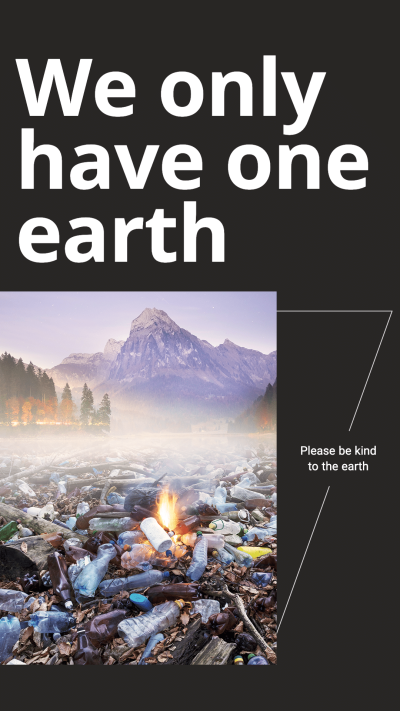 Protect Environment Garbage Sorting Instagram Story Image
