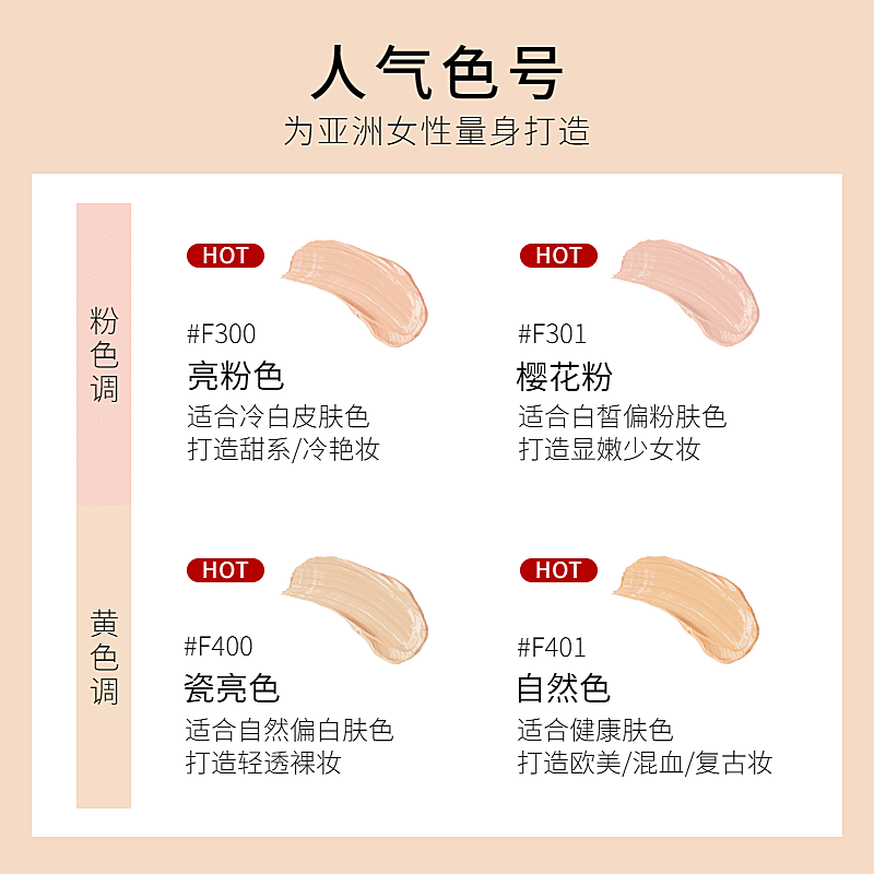 美妆底妆粉底直通车主图