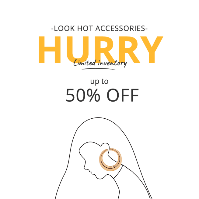 Simple Accessories Discount Ecommerce Product Image预览效果