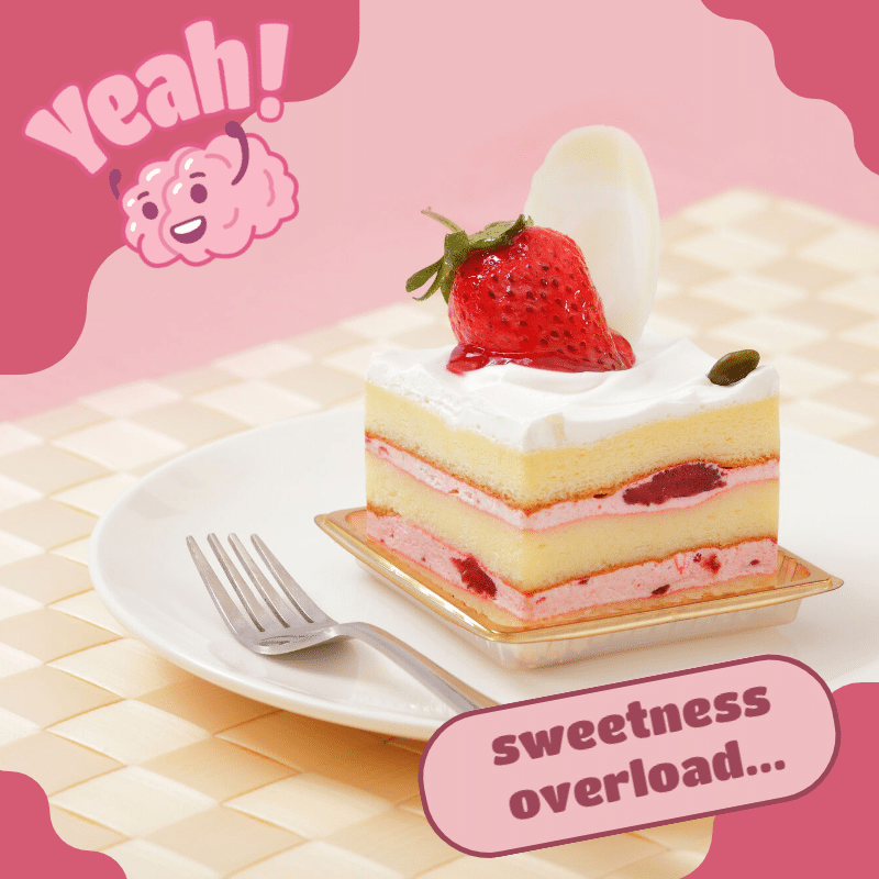 Strawberry Cake Mark Template预览效果