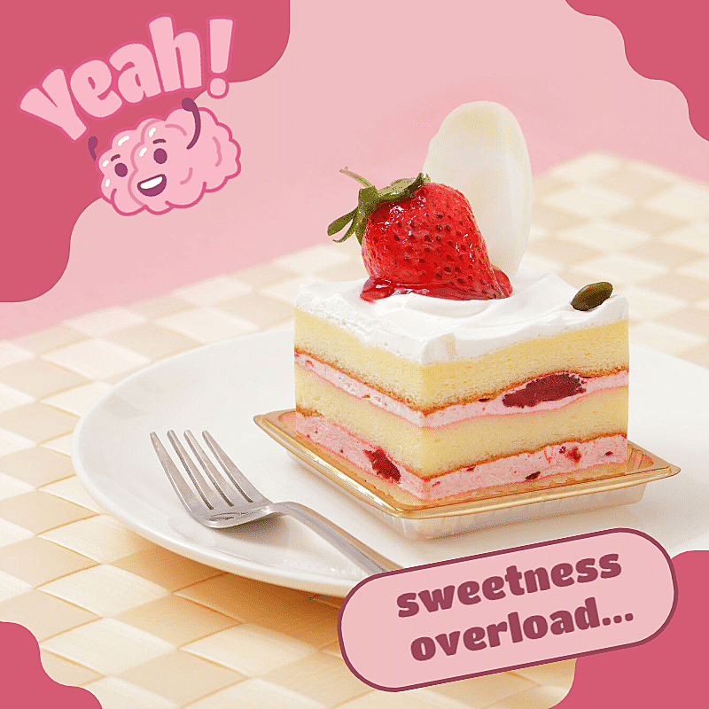Strawberry Cake Mark Template