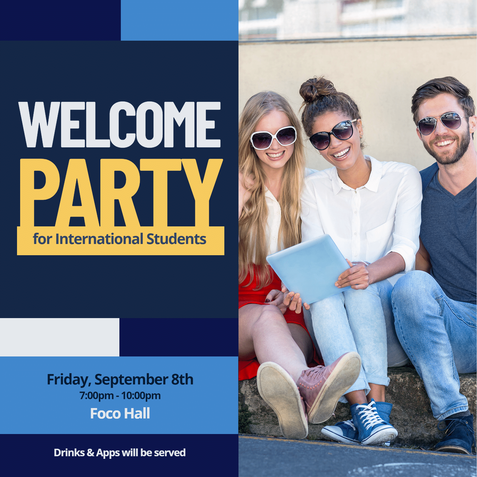International Students Welcoming Party Invitation Letter