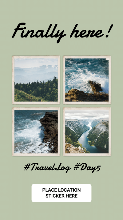Literary Travel Location Interaction Instagram Story