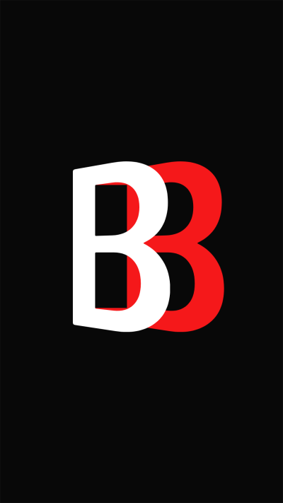Fashion Style White And Red Color Alphabet B Instagram Highlight
