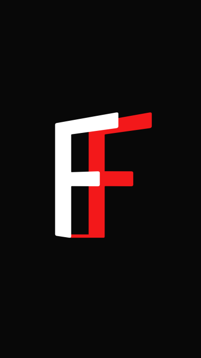 Simple Fashion Red Color Letter Wordart F Instagram Highlight