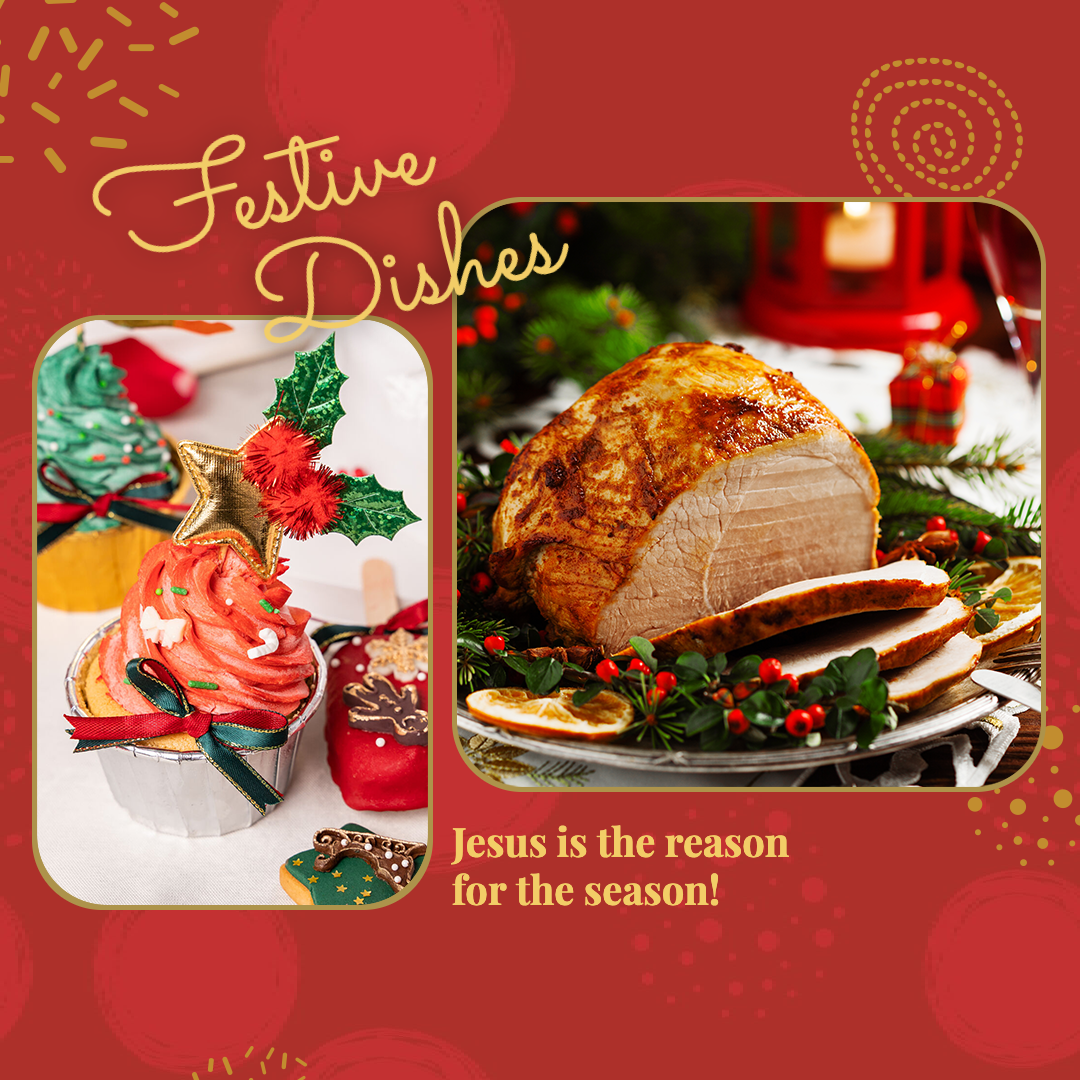 Literary Dishes Christmas Discount Ecommerce Product Image预览效果