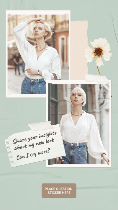 Simple Fashion Outlook Display Instagram Story