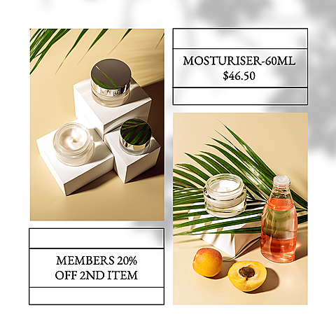 Fashion Skincare Products Display Ecommerce Product Image