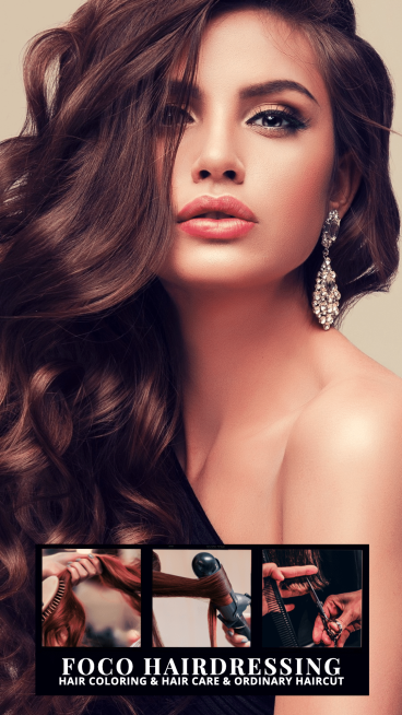Fashion Hair Care Services Introduction Ecommerce Story预览效果