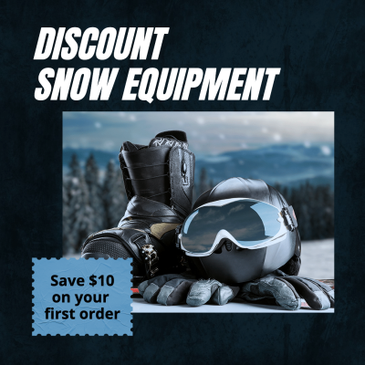 Simple Fashion Snow Equipment Discount Instagram Post