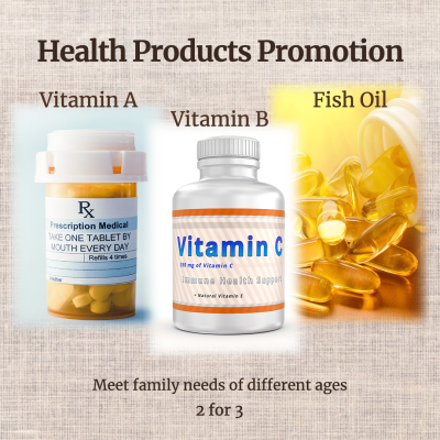 Health Products Promotion Instagram Post Image