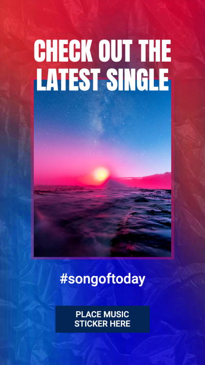 Creative Music Recommendation Instagram Story