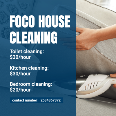 Simple House Cleaning Services Introduction Ecommerce Product Image
