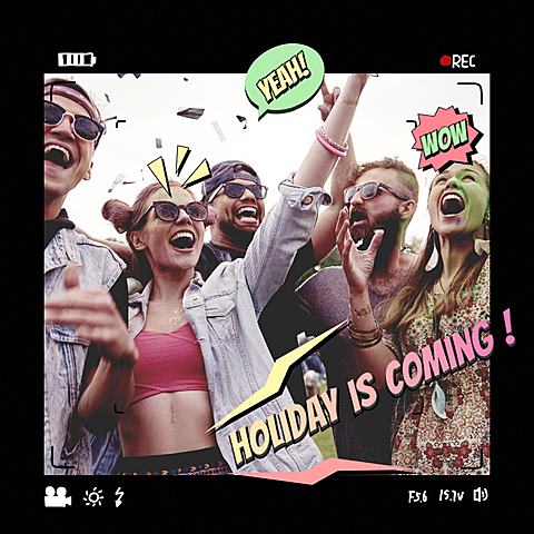 Partying Mark Template
