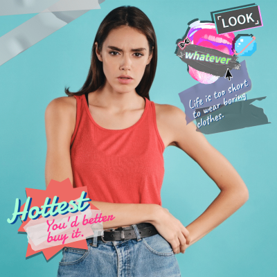 Women's Fashion Product Mark Template
