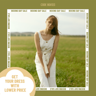 Women's Fashion Dress Promo Ecommerce Product Image