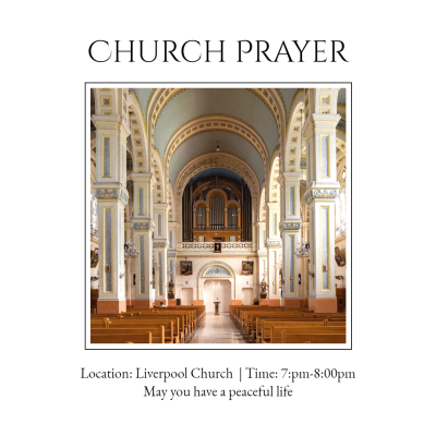 Church Pray Activity Promotion Instagram Post Image
