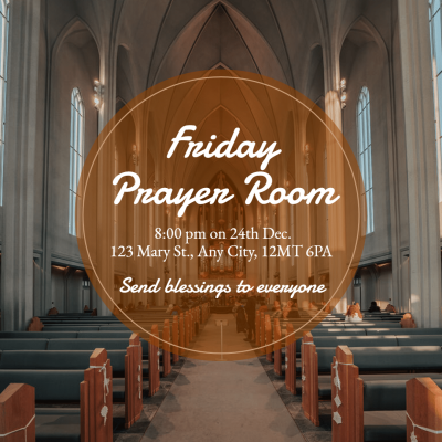Simple Literary Friday Pray Room Propaganda Instagram Post