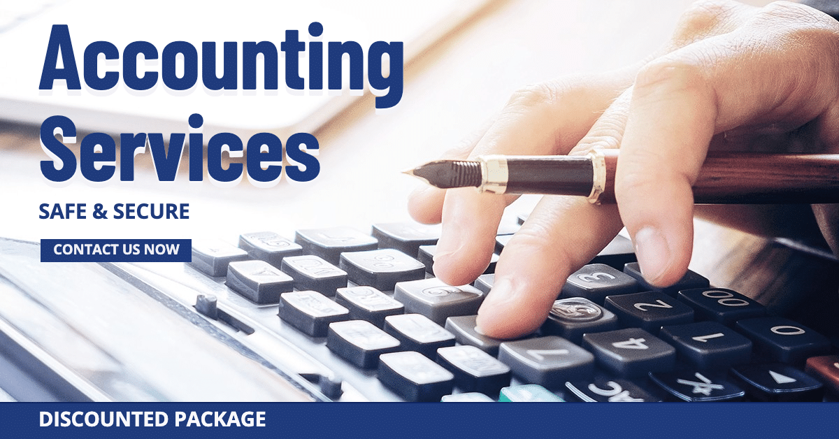 Accounting Service Ecommerce Banner预览效果