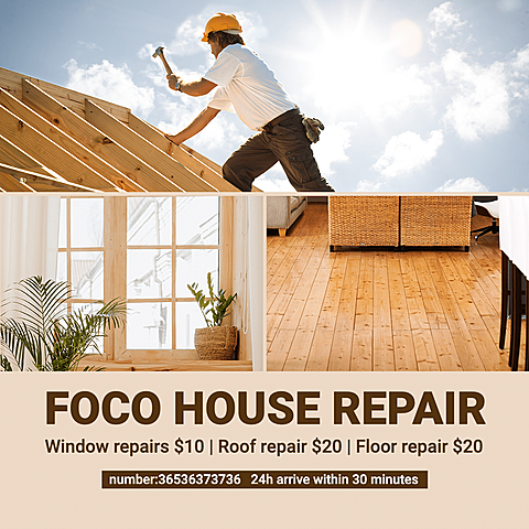 Literary House Repair Services Introduction Ecommerce Product Image