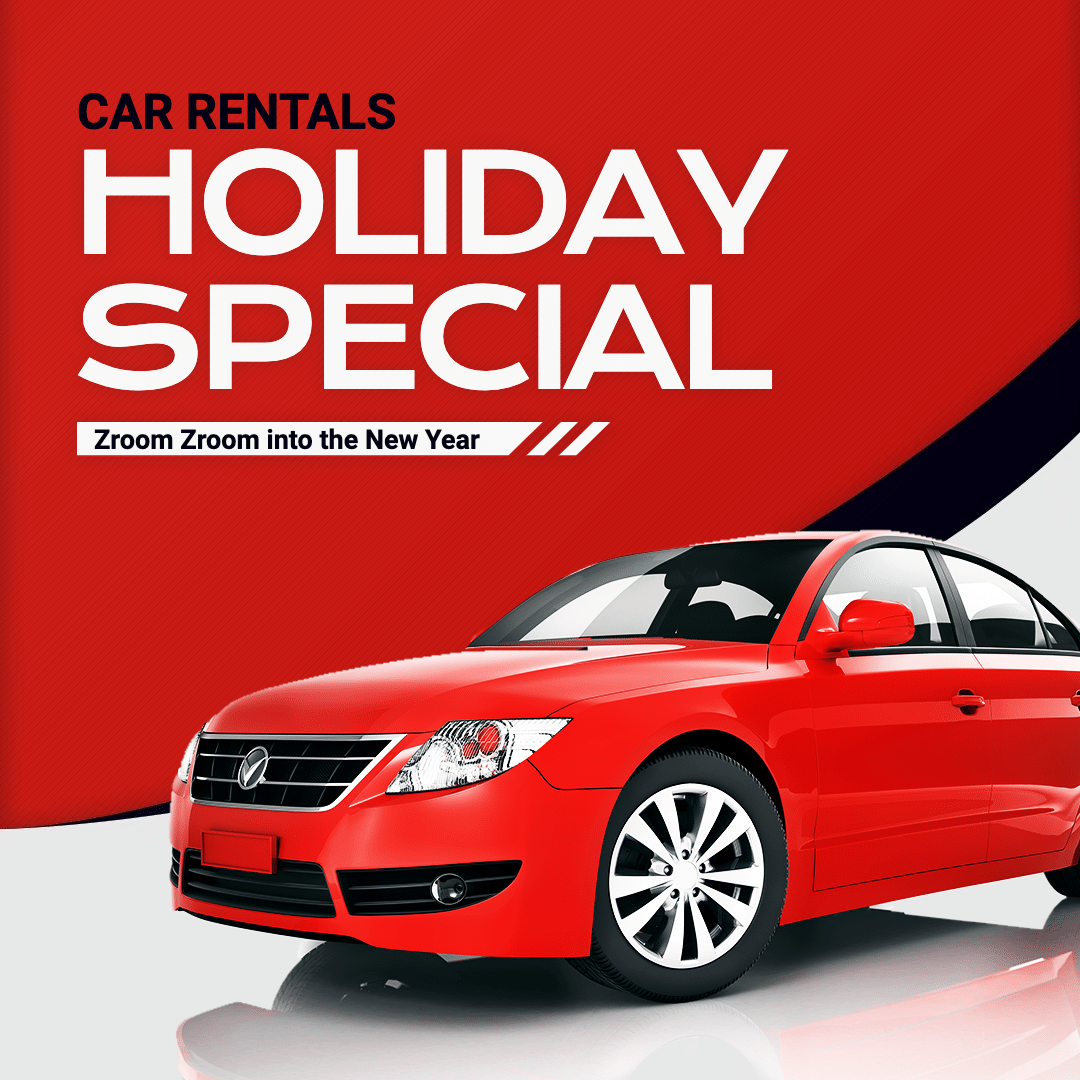 Car Rentals for New Year Holiday Ecommerce Product Image