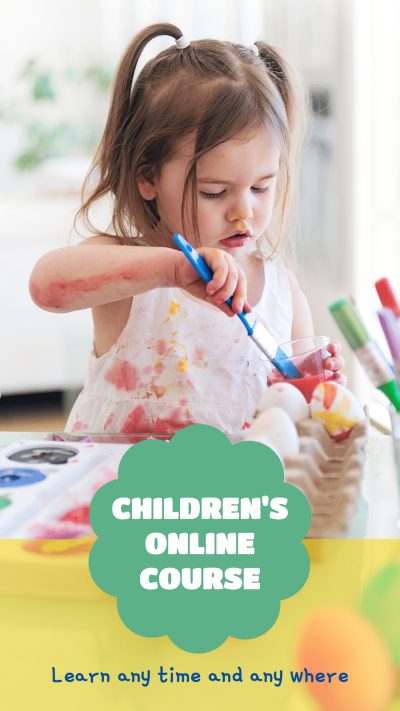 Creative Children's Online Course Promo Instagram Story