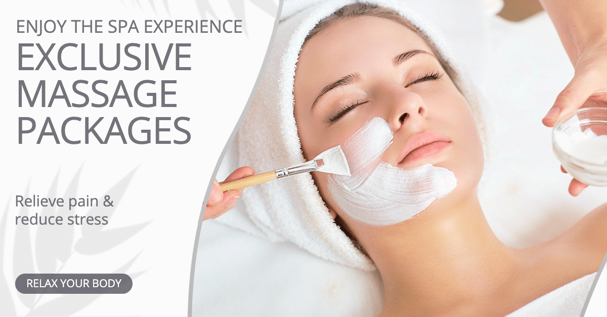 Massage Spa Service Ecommerce Banner预览效果