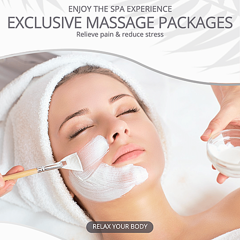 SPA Parlor Beauty Lounge Promotion Advertising Ecommerce Product Image