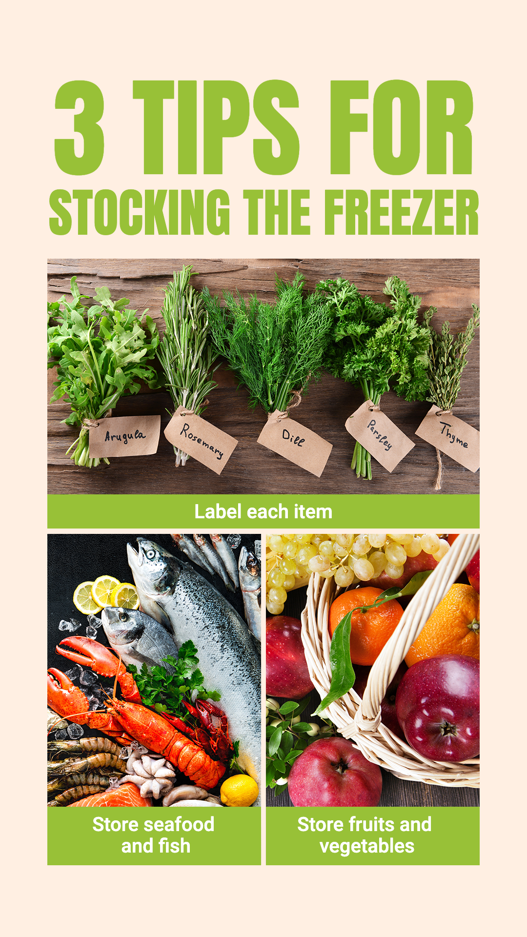 Simple Stocking The Freezer Tips Sharing Ecommerce Story预览效果