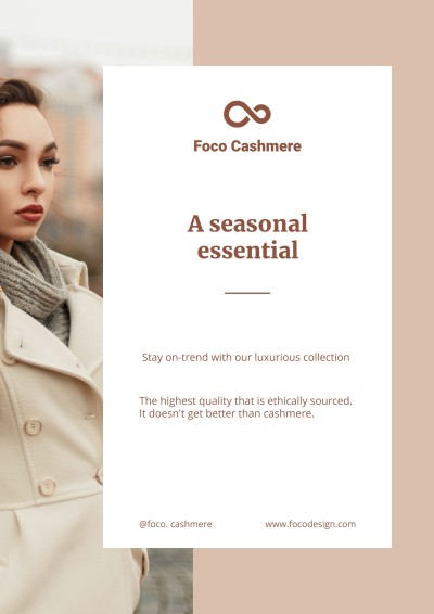 Literary Style Women's Wear New Arrival Propaganda Flyer