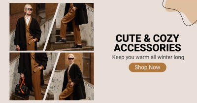 Literary Winter Women' Wear Accessories Eocmmerce Banner