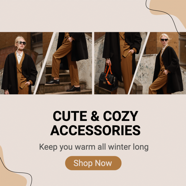 Literary Winter Women' Wear Accessories Eocmmerce Product Image预览效果