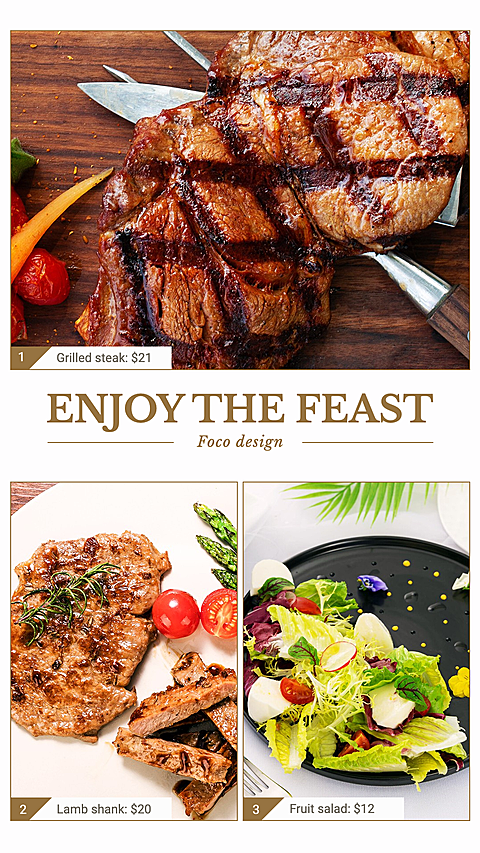 Commercial Use Feast Display Ecommerce Story