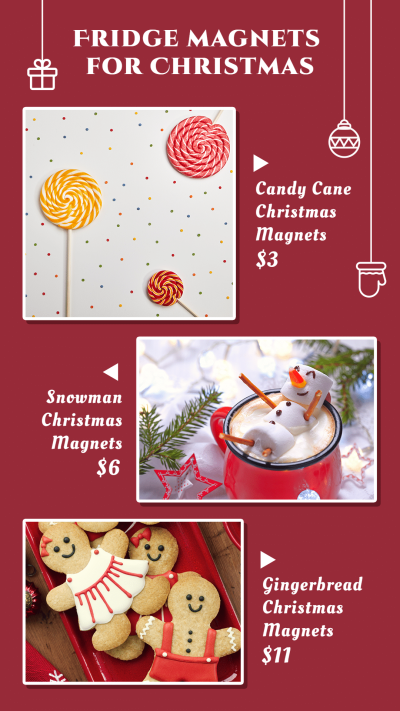 Creative Christmas Gifts Price Display Instagram Story
