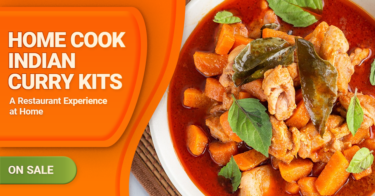 Home Cook Curry Kits General Promotion Ecommerce Banner