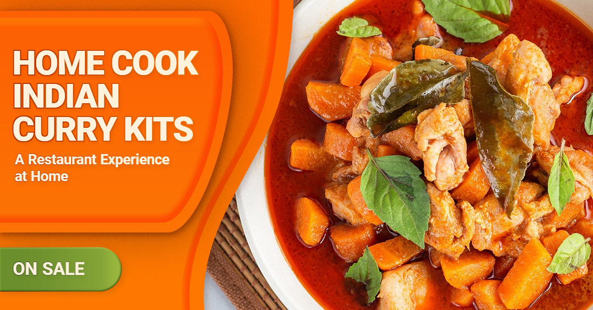 Home Cook Curry Kits General Promotion Ecommerce Banner预览效果