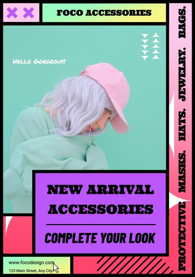 Accessories New Arrival Promotion Flyer