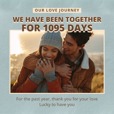 Couple Photos Template Romantic Fashion Simple Style Poster Instagram Post