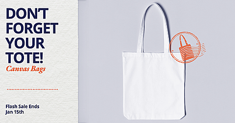 Clothing Bags Promotion Template Poster Ecommerce Banner