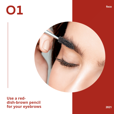 Red Color Block Fashion Christmas Makeup Display Ecommerce Product Image