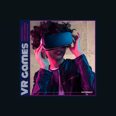 Simple Fashion VR Games Introduction Instagram Post