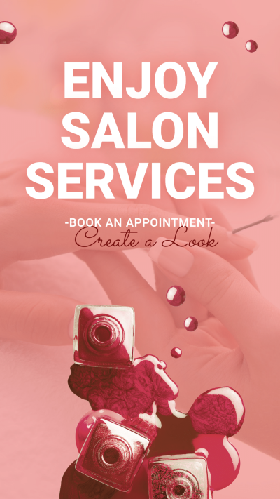 Fashion Manicure Appointment Service Ecommerce Story