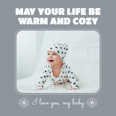 Wishing Baby Template Poster Instagram Post
