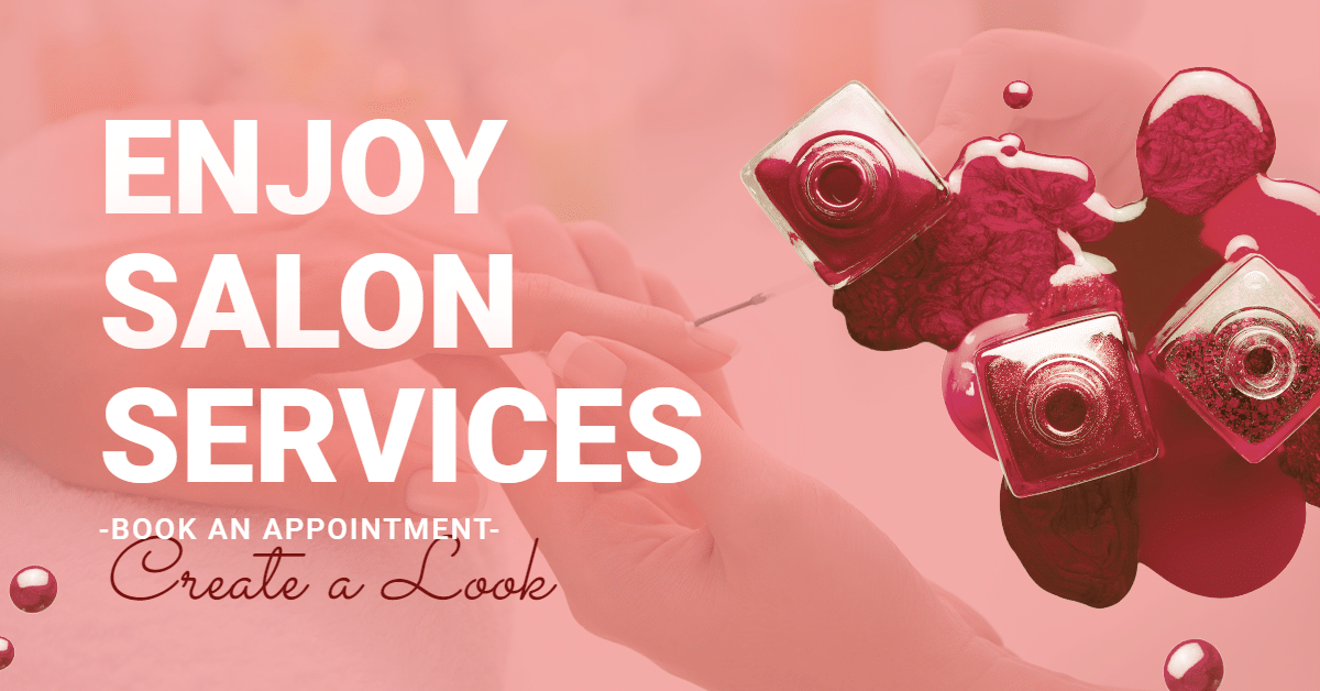 Fashion Manicure Appointment Service Ecommerce Banner预览效果