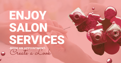 Fashion Manicure Appointment Service Ecommerce Banner