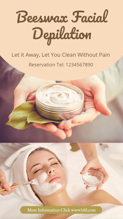 Literary Facial Hair Removal Promotion Ecommerce Story