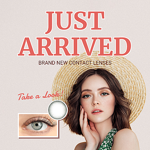 Literary Color Contacts New Arrival Ecommerce Story】