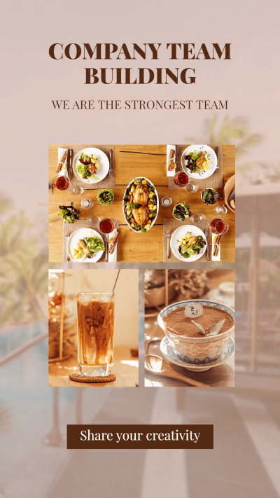 Group Construction Of The Company Template Fashion Simple Style Poster Instagram Post