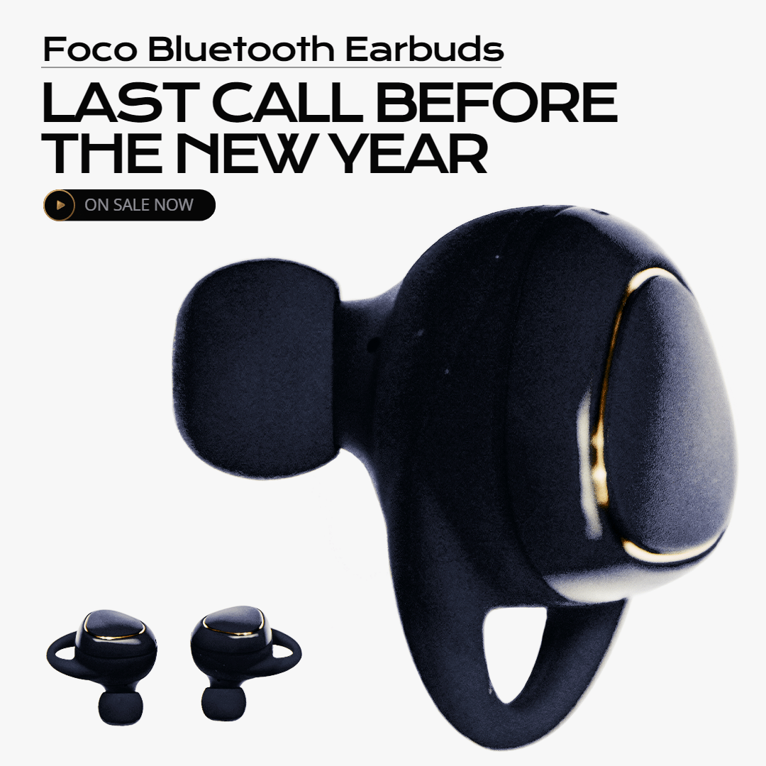 New Year Earbuds Sale Deals Ecommerce Product Image