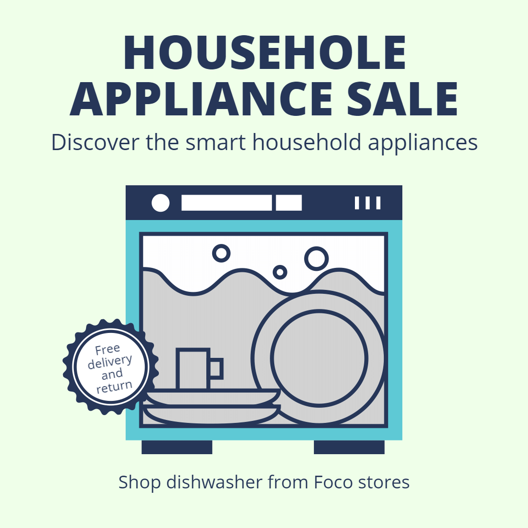Simple Household Appliance Sale Ecommerce Product Image预览效果
